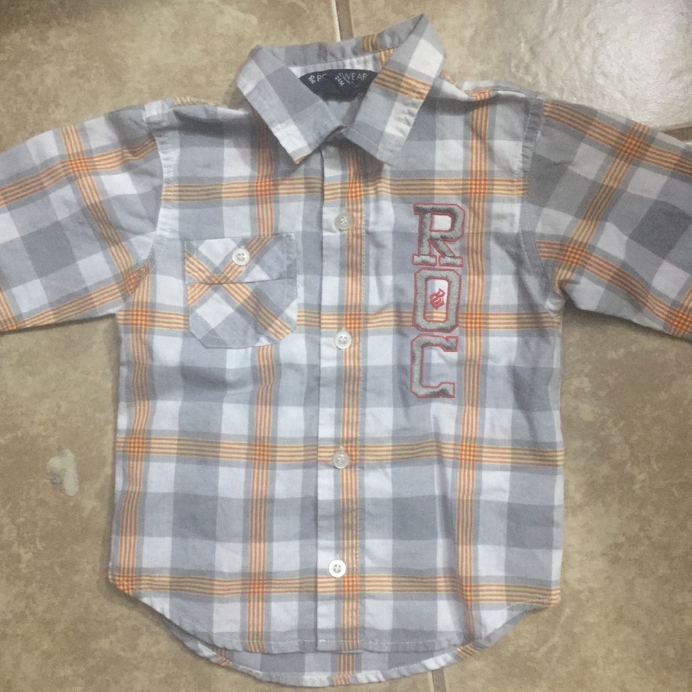 Boys Long sleeve button up